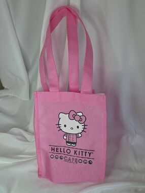 Hello Kitty Cafe Reusable Tote Bag Sanrio 2017 8 X 11"